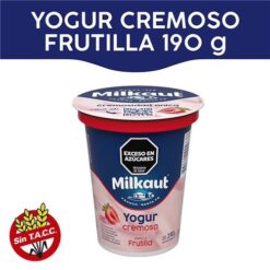 MILKAUT YOGURT CREMOSO FRUTILLA 180g