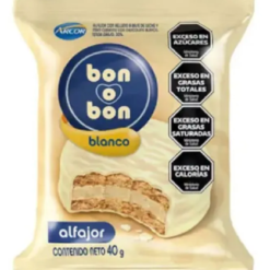 ALFAJOR BON O BON BLANCO 40 GMS