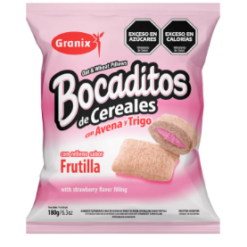 BOCADITO DE CEREAL RELLENO FRUTILLA