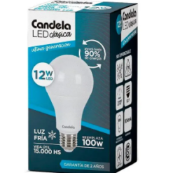 FOCO LED CANDELA 12 W