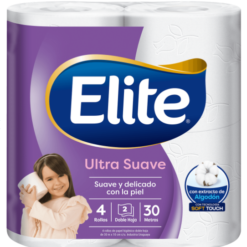 PAPEL HIGIENICO ELITE X 4 ULTRA SUAVE