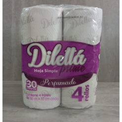 PAPEL HIGIENICO DILETTA X 4