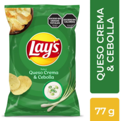 LAYS SABOR QUESO Y CEBOLLA 77G