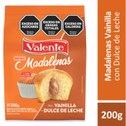 MAGDALENA CON DULCE DE LECHE VALENTE 200 GMS
