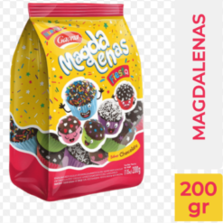 MAGDALENAS SABOR CHOCOLATE FIESTA