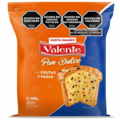 PAN DULCE VALENTE CON  FRUTA 400G