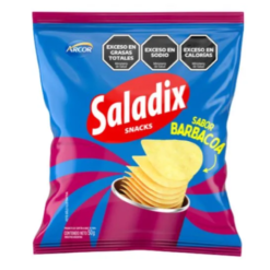 SALADIX PAPAS BARBACOA 50 GMS