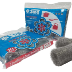 SINA LANA DE ACERO 10 ROLLO