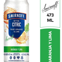 SMIRNOFF ORANGE Y LIME 473 ML