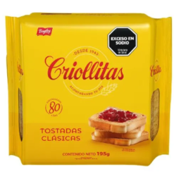 TOSTADA CLASICAS CRIOLLITAS