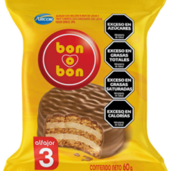 ALFAJOR BON O BON NEGRO 60g