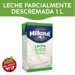 LECHE DESCREMADA MILKAUT 1L