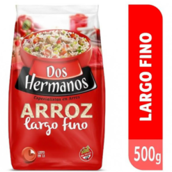 ARROZ DOS HERMANOS LARGO FINO 500G