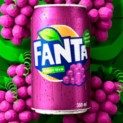 LATA FANTA UVA 350ML