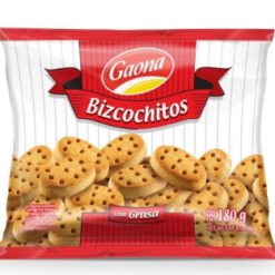 GAONA BIZCOCHITOS GRASA 180G