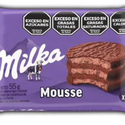 ALFAJOR MILKA MOUSSE NEGRO