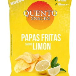 QUENTO PAPAS SABOR LIMON 90 GMS