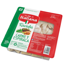 RAVIOLE CARNE LA ITALIANA 500 GMS