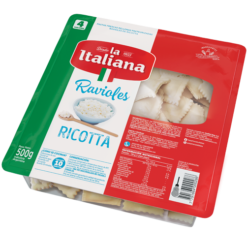 LA ITALIANA RAVIOLE RICOTA 500 GMS