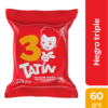ALFAJOR TATIN  TRIPLE NEGRO  X60G