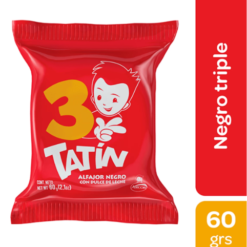 ALFAJOR TATIN  TRIPLE NEGRO  X60G