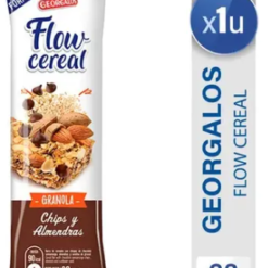 BARRITA DE CEREAL GEORGALOS GRANOLA CHIPS Y ALMENDRA