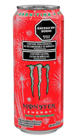 MONSTER ENERGY ULTRA WATERMELON (roja) 473ML