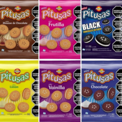PITUSAS CHOCOLATE RELLENO VAINILLA 160 GMS