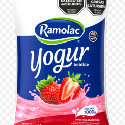 RAMOLAC YOGURT SABOR FRUTILLA 1 LTS